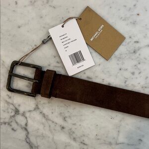 Michael Kors  Brown Leather Belt